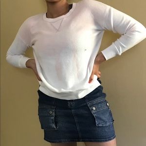 XS American Eagle Outfitters Pink Dip-Dyed Sweater